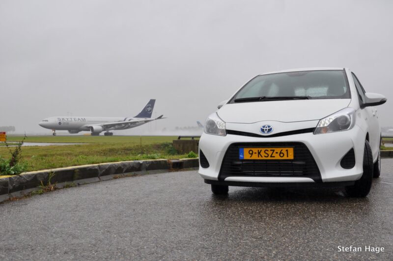Toyota Yaris bij Schiphol