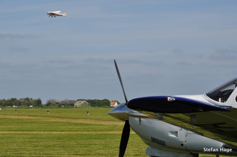 Vliegtuigen bij Texel Airport