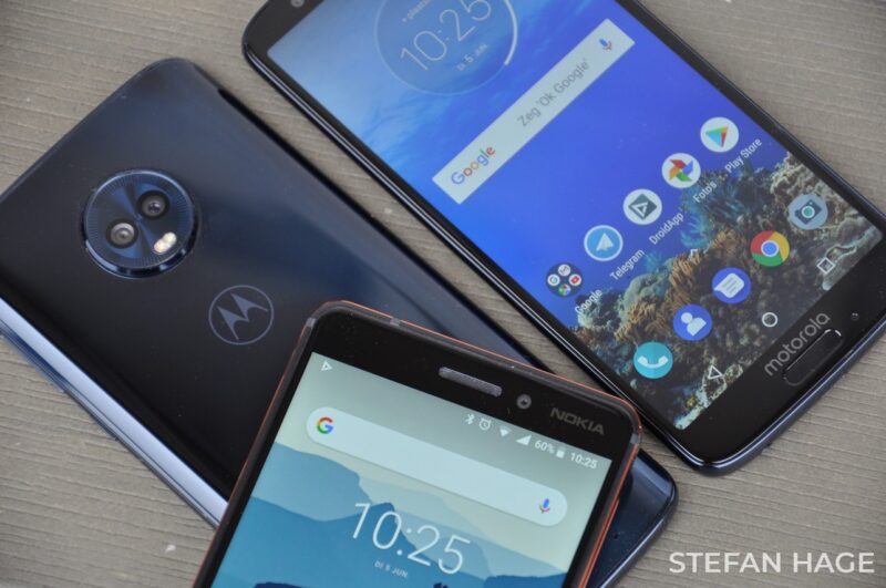 Moto G6 vs Nokia 6.1